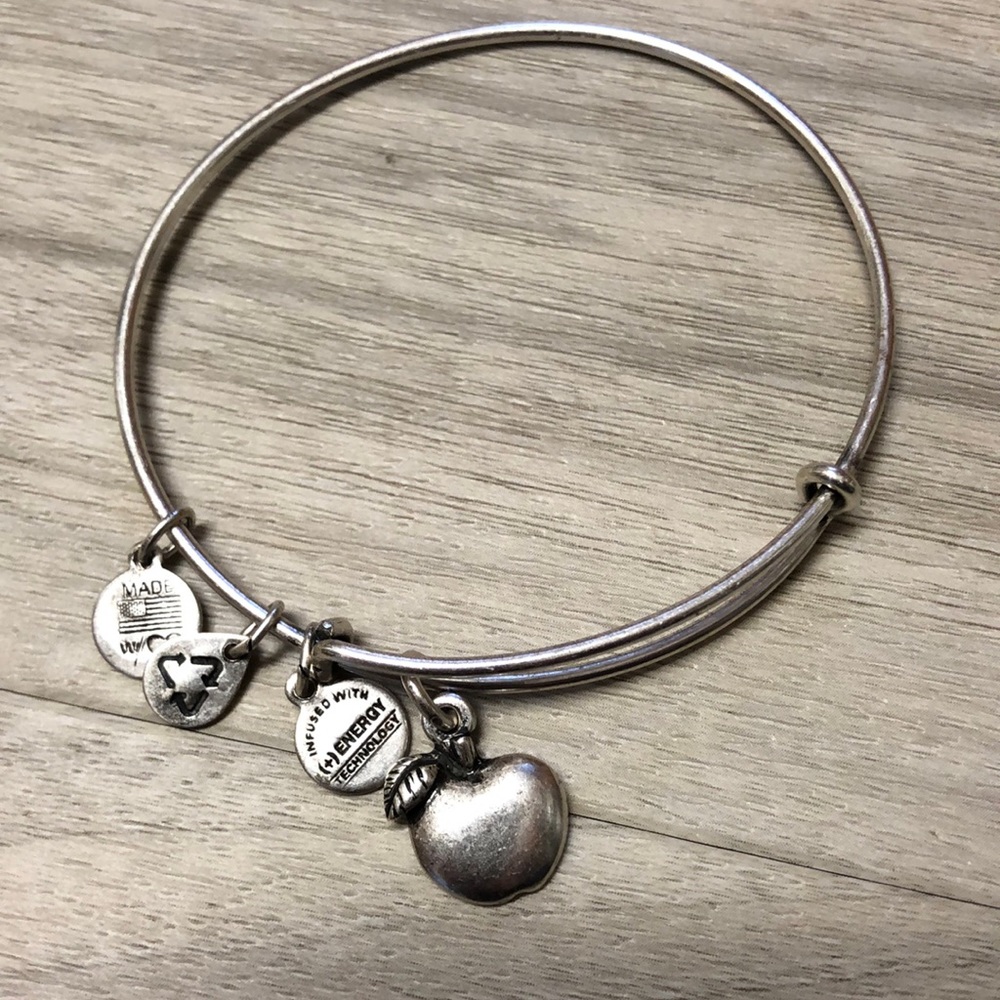 Alex and Ani Apple Teacher Bracelet